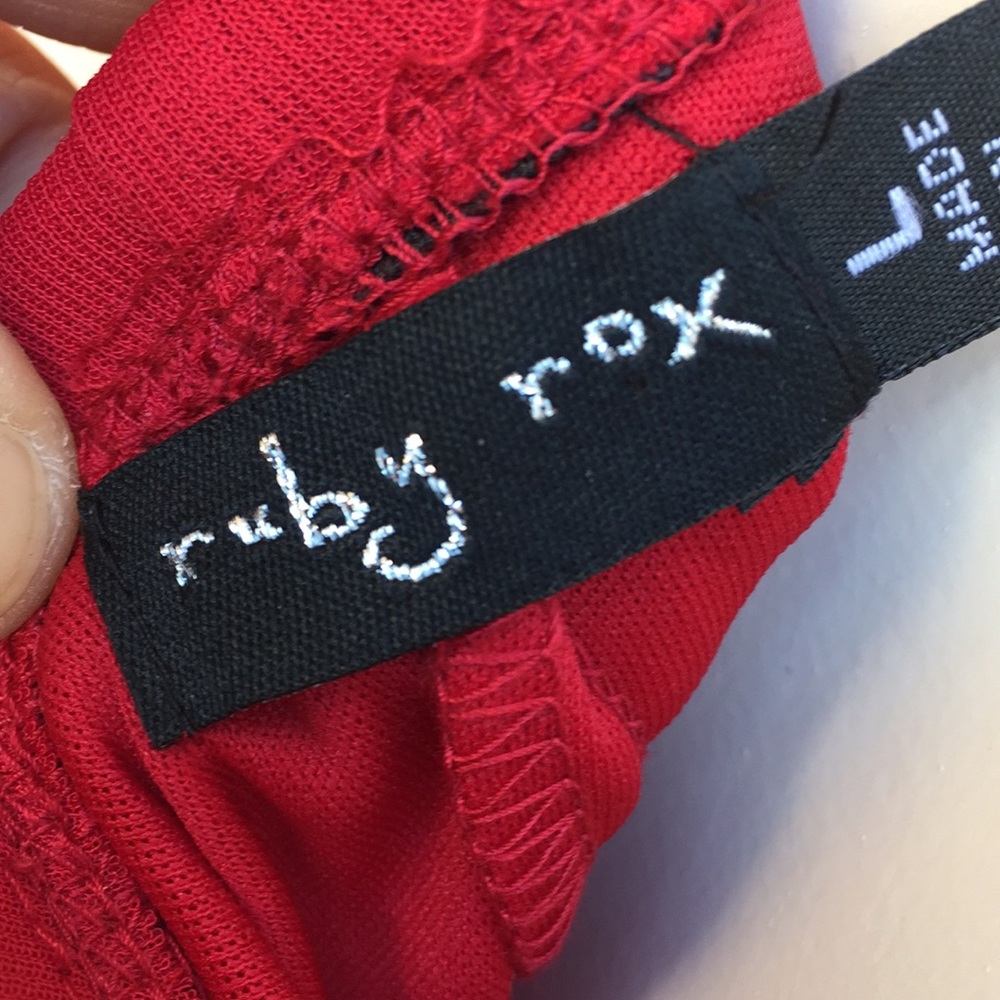 Ruby Rox Red Prom or Holiday Dress - Picture 6 of 8